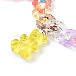 Colliers de bavoir d'ours&nbsp;NJEW-JN03509