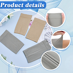 4 Stück 2 Farben Nylon-Ellenbogenschutz&nbsp;AJEW-GF0012-57A
