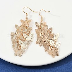 Серьги-бабочки из нержавеющей стали 430&nbsp;EJEW-A137-05KCG