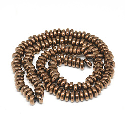 Chapelets de perles en hématite synthétique sans magnétiques&nbsp;G-T061-42E