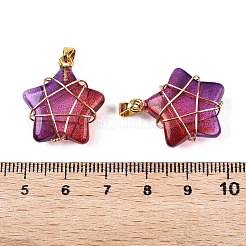Murano Anhänger & Charms&nbsp;GLAA-T023-06K