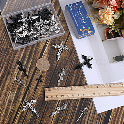 48 шт. 8 подвески из сплава в тибетском и готическом стиле&nbsp;FIND-SC0007-27