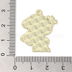 合金エナメルチャーム  犬  濃い緑  28.5x22.5x1.5mm  穴：1.7mm&nbsp;ENAM-M218-01B-G