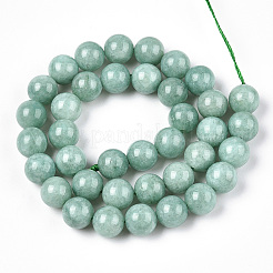 Натуральный майяр нефрит / бурманский нефрит бисерные пряди G-T064-22-10mm