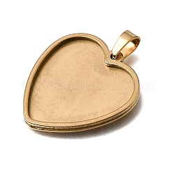 Pendentifs cabochons en acier inoxydable 304&nbsp;SA-CBA8A58-01A-G