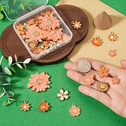 Colgantes de esmalte de aleación 40pcs 10 estilos&nbsp;ENAM-TA0004-09
