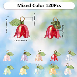 12 набор подвесок в виде листьев флоры и цветов лилии FIND-SC0016-69