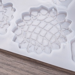 Stampi per ciondoli a forma di fiore in silicone fai da te&nbsp;AJEW-M228-01