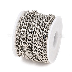 Latón cubano cadenas de eslabones&nbsp;KK-CBAC547-19P