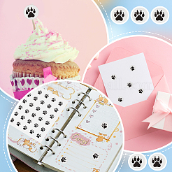 Круглые точечные декоративные наклейки из ПВХ&nbsp;DIY-WH0423-009