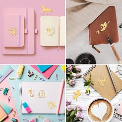 9 шт. 9-х видов самоклеящихся наклеек из углеродистой стали DIY-OC0009-14A