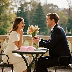 Складные бумажные подарочные коробки с лентой&nbsp;CON-WH20001-11D-03