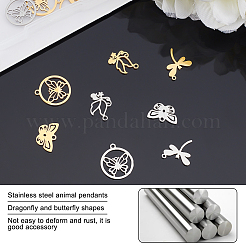 16 шт. 8 подвески из нержавеющей стали 201&nbsp;STAS-UN0023-14