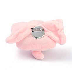 Брошь из нетканого материала с мультяшным слоном&nbsp;JEWB-Z001-07