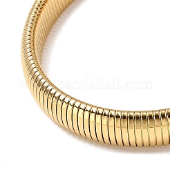 Женские плоские цепочки-змейки из нержавеющей стали 304 с ионным покрытием (IP)&nbsp;NJEW-U049-01G-01