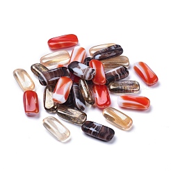 Непрозрачные бусины из прозрачного стекла GLAA-0018-18