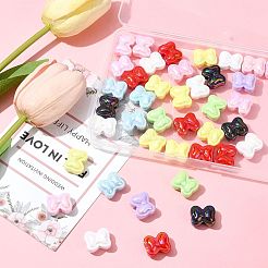 40шт УФ-покрытие непрозрачные акриловые бусины&nbsp;OACR-FS0002-28