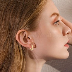 10 пара серег-колец Huggie Hoop из нержавеющей стали 304 с ионным покрытием (IP)&nbsp;EJEW-BBC0002-19C