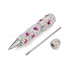 Stylo à bille en pâte polymère avec strass&nbsp;OFST-D300-04P-A