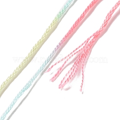 10 моток двухслойной полиэфирной нити для вышивания OCOR-K006-A74