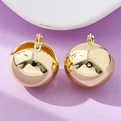 Латунные серьги обруча&nbsp;X-EJEW-D273-01G