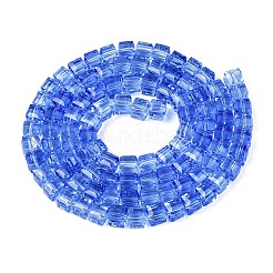 Chapelets de perles en verre transparente  &nbsp;GLAA-R041-8x8mm-A12