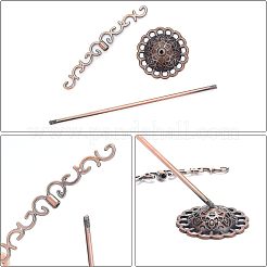 ソリッド鉄メッキイヤリングディスプレイスタンドセット  ミックスカラー  1-3/8x3-1/8x3-3/4インチ（3.5x7.85x9.5cm）  3色  1セット/カラー  3セット&nbsp;EDIS-FG0001-29