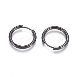 Creolen aus 304er Edelstahl&nbsp;EJEW-F111B-21mm-B