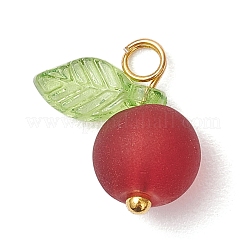 7 Stück 7 Farben Milchglas-Anhänger&nbsp;PALLOY-JF04087-01