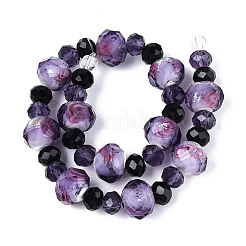 Стеклянные бусины FOIL-N029-08