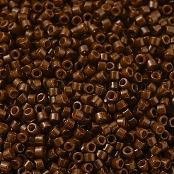 MIYUKIデリカビーズ  シリンダー  日本製シードビーズ  11/0  （db2142)デュラコート染め不透明コニャック  1.3x1.6mm  穴：0.8mm  約2000PCS /ボトル  10 G /ボトル&nbsp;SEED-JP0008-DB2142