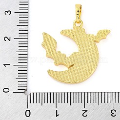 Подвески из латуни и эмали на тему Хэллоуина&nbsp;KK-S401-04G-C