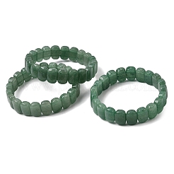 Stretch-Armbänder aus natürlichen grünen Aventurinperlen für Frauen und Männer&nbsp;BJEW-D461-02D
