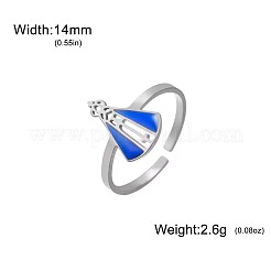 Bagues ouvertes en acier inoxydable 304 émaillé&nbsp;WG1A863-01