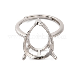 Кольцо-солитер из стерлингового серебра с родиевым покрытием 925 шт. STER-NH0016-01D-P