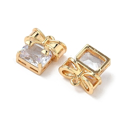 Pendentifs avec zircon cubiques à micro-pavés en laiton&nbsp;KK-S531-09G-D