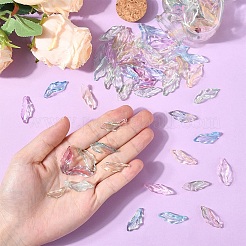 100 шт. подвески из прозрачного стекла&nbsp;GLAA-YW0004-81A