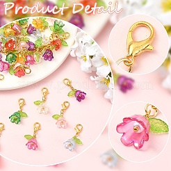 Акриловые подвесные украшения&nbsp;HJEW-YW00190