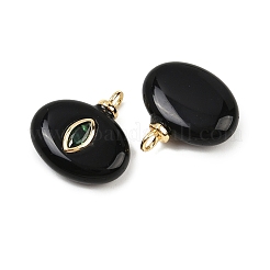 Pendenti in onice nero naturale (tinto e riscaldato).&nbsp;LS-KK-B157-42H-10