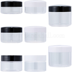 8 шт. 4 стиля 2 цвета пластиковая банка для крема из ПЭТ-пластика&nbsp;CON-CN0001-15