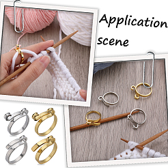 8 шт. 4 стильных кольца-манжеты из сплава RJEW-SC0001-10