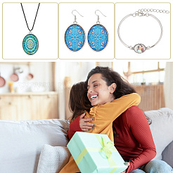 Наборы для изготовления ювелирных изделий из овального сплава своими руками&nbsp;SJEW-AB00001