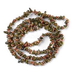 Natur Unakit Perlen Stränge&nbsp;LS-G-G0003-B13