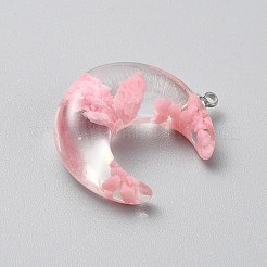 Подвески из светящейся прозрачной смолы&nbsp;RESI-WH0081-01F