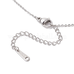 4 шт. 4 стиля ожерелья с подвесками в форме капли из натурального лабрадорита NJEW-JN05230