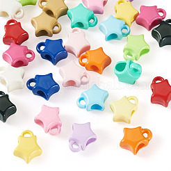30 Stück 15 Farben Backfarbe undurchsichtige Acrylperlen&nbsp;ACRP-TA0001-05