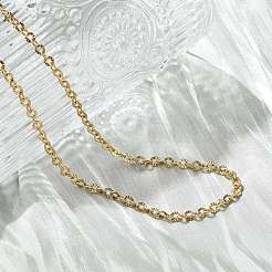 Halskette mit Boston-Gliederkette aus 304 Edelstahl&nbsp;BJEW-B072-05G