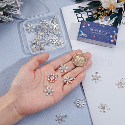 36шт 3 стиля подвески из сплава со стразами&nbsp;FIND-SC0020-13