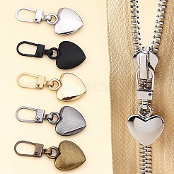 合金ジッパーヘッド  ジッパースライダー  ジッパーの交換  衣類、ジャケット、財布、荷物、バックパック  ミックスカラー  45x18mm  5個/セット&nbsp;DJ-PW-WG789A9-02