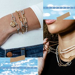 6 шт. ионное покрытие (IP) 304 нержавеющая сталь пружинные затворные кольца STAS-SC0008-34